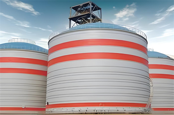 南充粉煤灰钢板仓施工现场